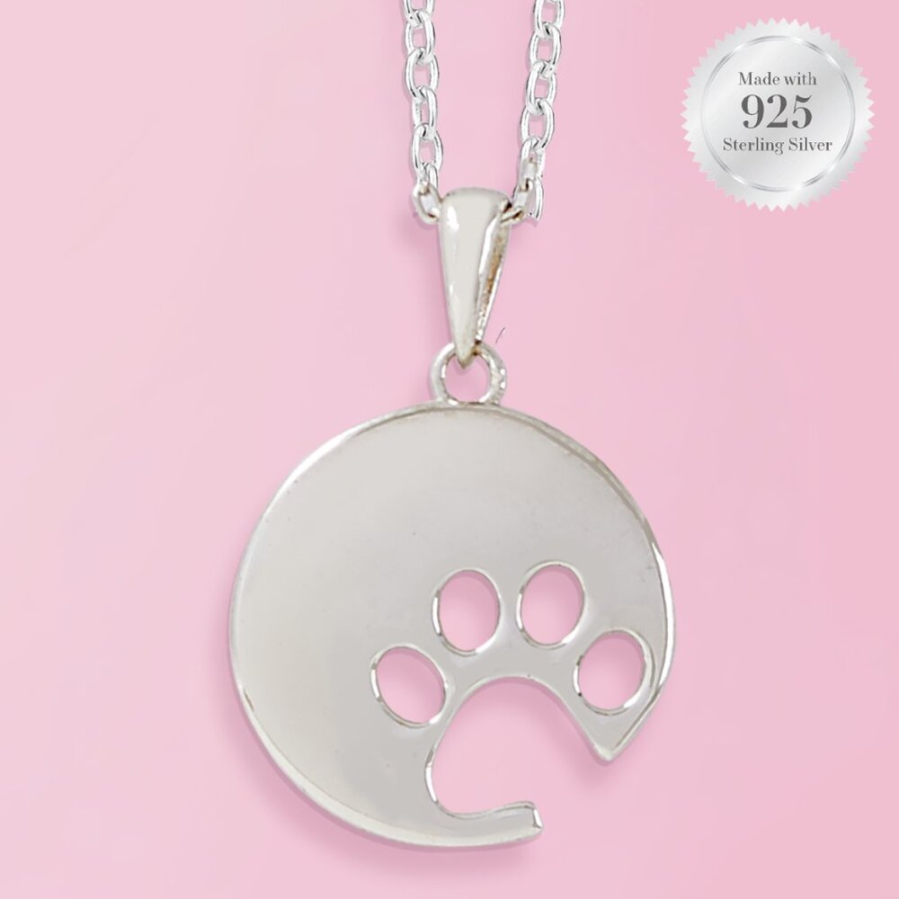 Paw Necklace - 925 Sterling Silver Charmed Aroma 2020